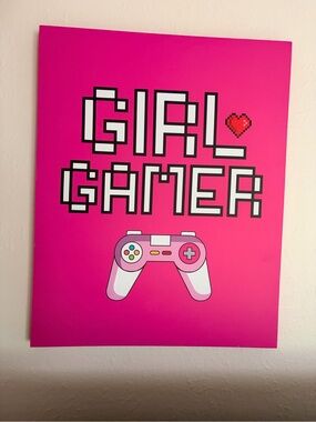 Girl Gamer Canvas